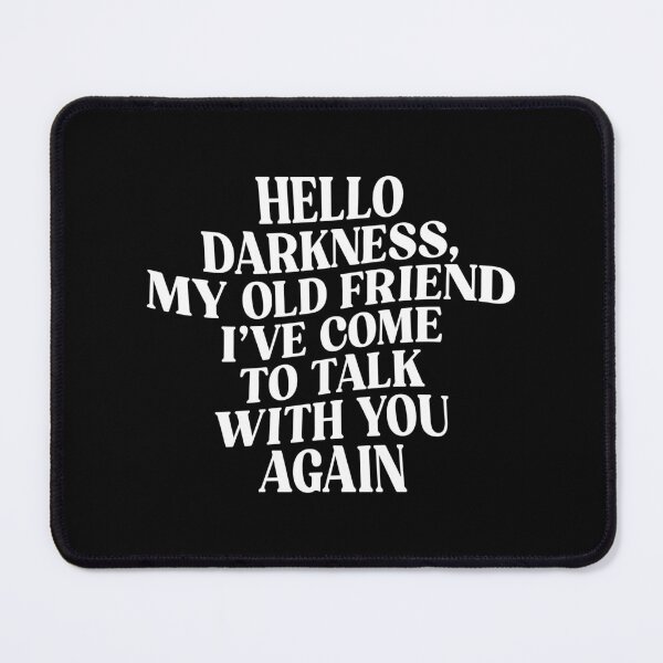 Item preview, Hello darkness (white) designed and sold by didijuca.