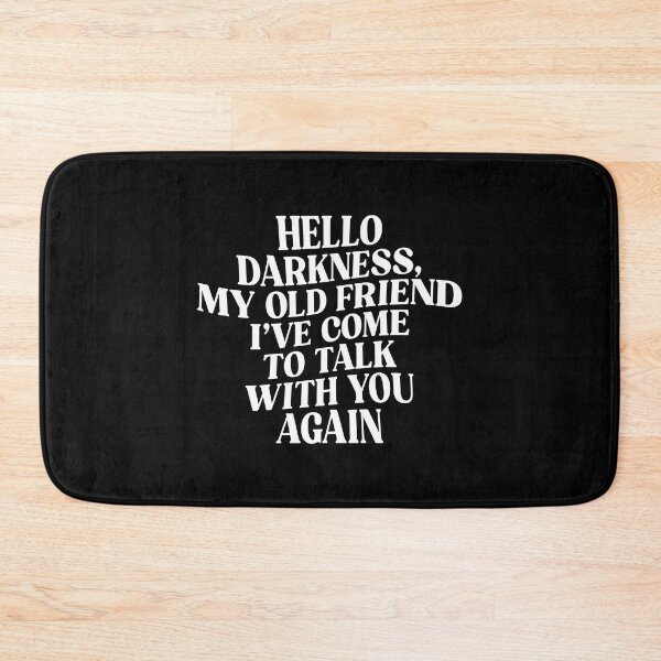 Item preview, Hello darkness (white) designed and sold by didijuca.