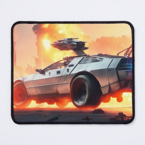 Item preview, Automatron Clash of the Cosmos - The AI-Driven Battle for Futures Fury - Delorean designed and sold by AiArtMerch.