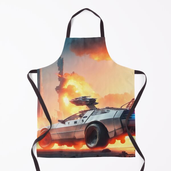 Item preview, Automatron Clash of the Cosmos - The AI-Driven Battle for Futures Fury - Delorean designed and sold by AiArtMerch.