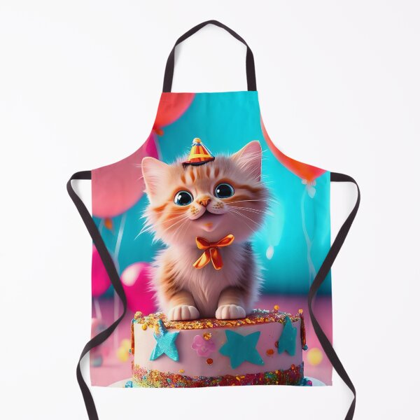 Item preview, Cute Cat Happy Birthday! Funny, funky & witty designed and sold by wittywishes.