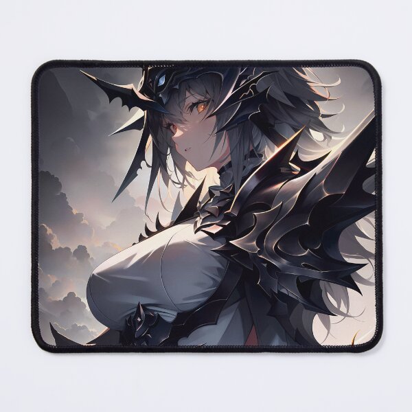 Item preview, Anime Dragon Girl in Armor designed and sold by ByteyCreatives.