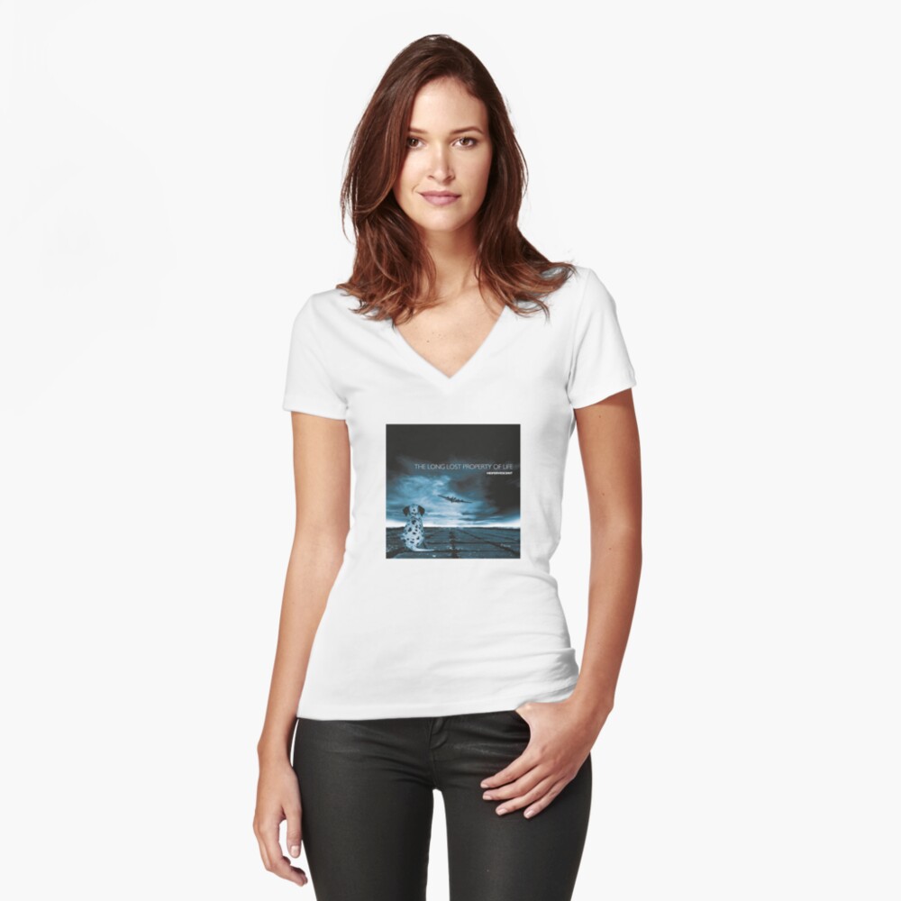 Item preview, Fitted V-Neck T-Shirt designed and sold by Heifervescent.