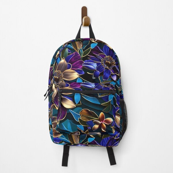 Item preview, Exotic flowers pattern with shimmering colors designed and sold by kiyaansh16.