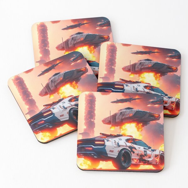 Artikelvorschau, Automatron Clash of the Cosmos - The AI-Driven Battle for Futures Fury - Charger entworfen und verkauft von AiArtMerch.