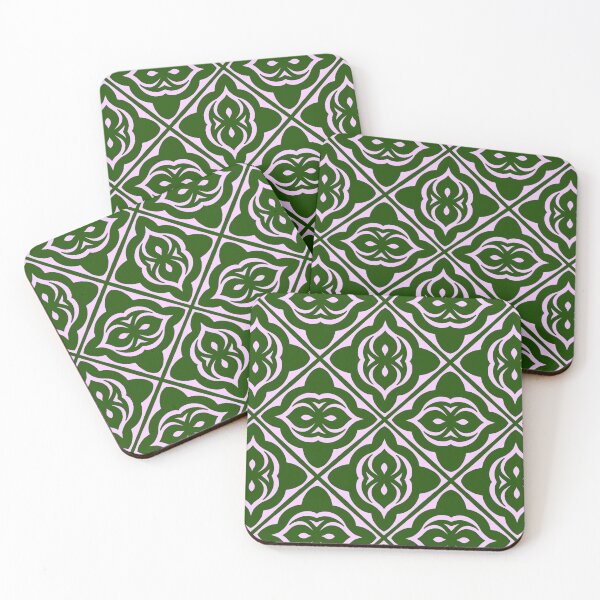 Item preview, 52.Green floral blockprint designed and sold by Block print shop.