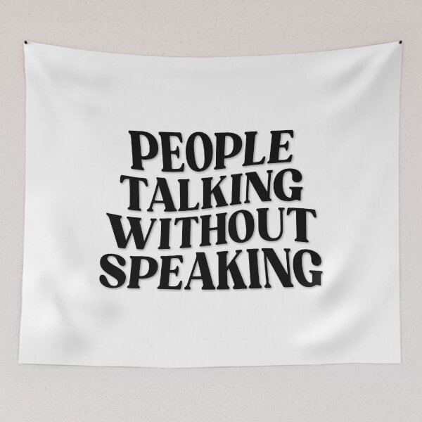 Item preview, People talking (black) designed and sold by didijuca.