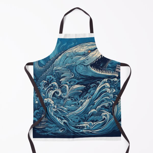 Item preview, Predatory Depths: Detailed Atmospheric Portrait of an Aggressive Fish designed and sold by Bee Happy Creative™.