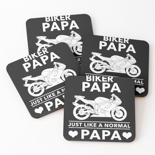 Item preview, Biker Papa Just Like A Normal Papa Except Much Shirt designed and sold by JameJoyDesigner.