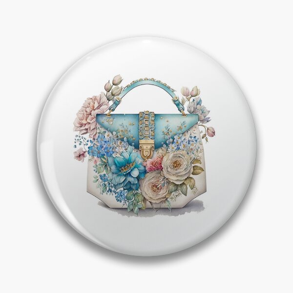 Artikelvorschau, Luxuriöse Designer-Tasche mit Blumenmuster entworfen und verkauft von DreamiDreams.