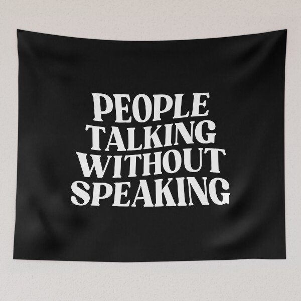 Item preview, People talking (white) designed and sold by didijuca.