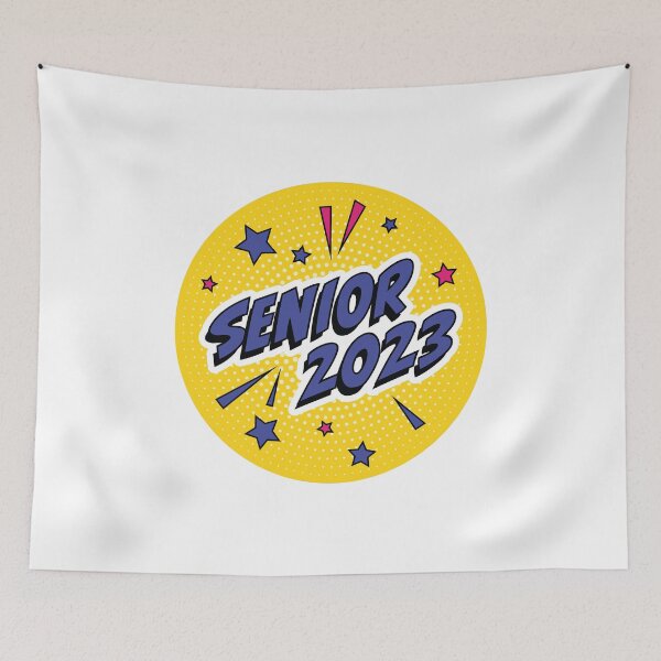 Item preview, Senior 2023 Class of 2023 Graduation Comics Style Pop Art Yellow designed and sold by KateBilous.