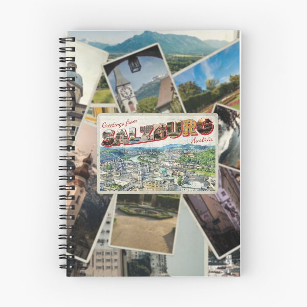 Item preview, Saludos desde Salzburgo en Austria Recuerdo retro de estilo vintage designed and sold by DeveloperProp0.