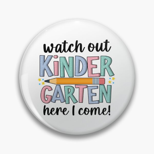 Item preview, Watch Out Kindergarten Here I Come Back to School Kid  designed and sold by _ROYAL_ PRINT_ ⭐⭐⭐⭐⭐.