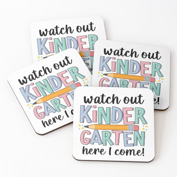 Item preview, Watch Out Kindergarten Here I Come Back to School Kid  designed and sold by _ROYAL_ PRINT_ ⭐⭐⭐⭐⭐.