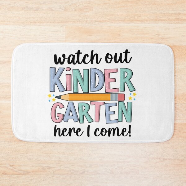 Item preview, Watch Out Kindergarten Here I Come Back to School Kid  designed and sold by _ROYAL_ PRINT_ ⭐⭐⭐⭐⭐.