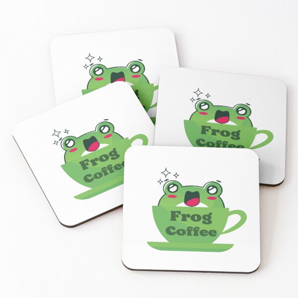 Item preview, Animal drinks coffee - frog coffee designed and sold by AnimalWorldArtt.