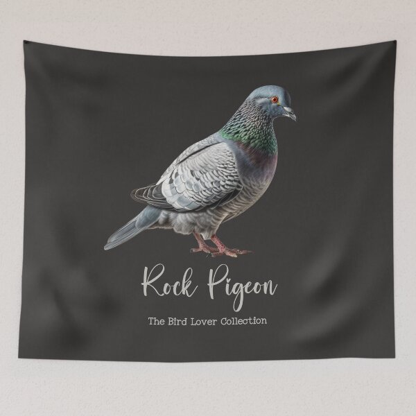 Aperçu de l'œuvre Pigeon biset - La collection des amoureux des oiseaux créée et vendue par GoodOldVintage.