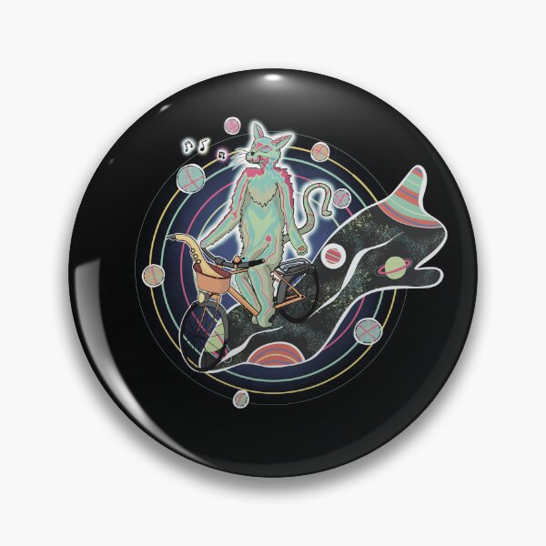 Item preview, BICYCLE DAY - COSMIC CAT ON A BICYCLE RIDES THROUGH SPACE designed and sold by Ascendence.