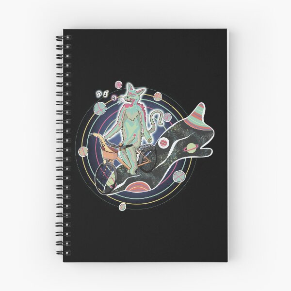Item preview, BICYCLE DAY - COSMIC CAT ON A BICYCLE RIDES THROUGH SPACE designed and sold by Ascendence.