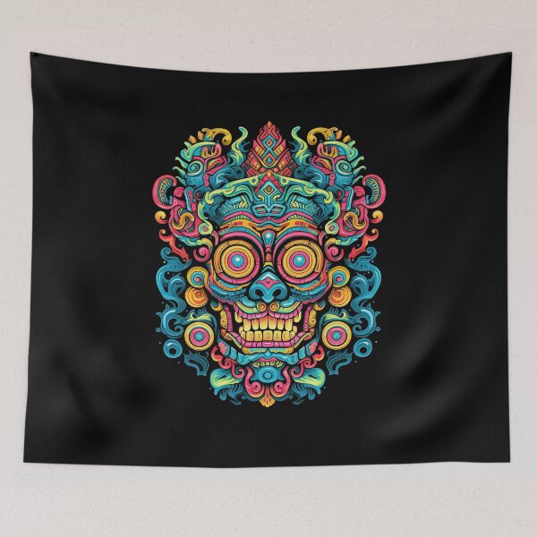 Item preview, Thai Ghost Mask Design #1 designed and sold by CoutureCrypt.
