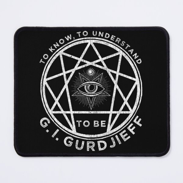 Item preview, George Ivanovich Gurdjieff, Enneagram, "To Know, To Understand, To Be" designed and sold by Proverbial Wisdom Design.