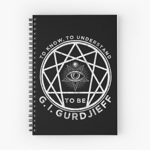 Item preview, George Ivanovich Gurdjieff, Enneagram, "To Know, To Understand, To Be" designed and sold by Proverbial Wisdom Design.