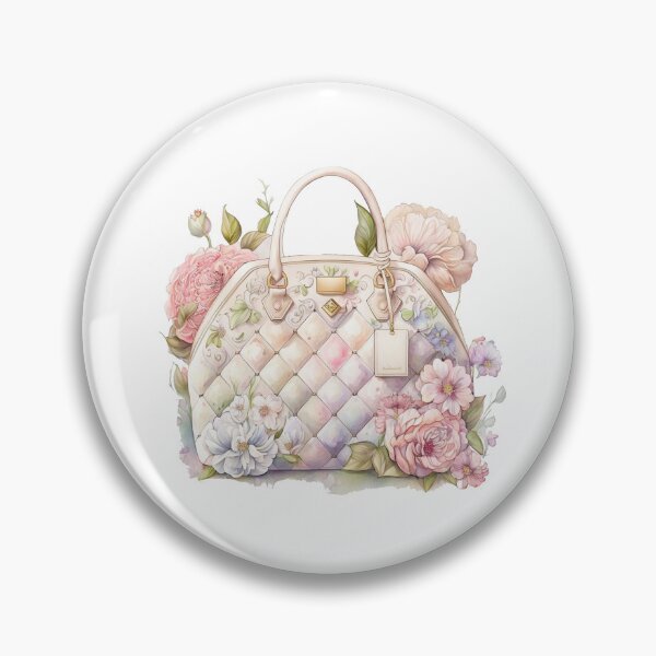 Artikelvorschau, Luxuriöse Designer-Tasche mit Blumenmuster entworfen und verkauft von DreamiDreams.