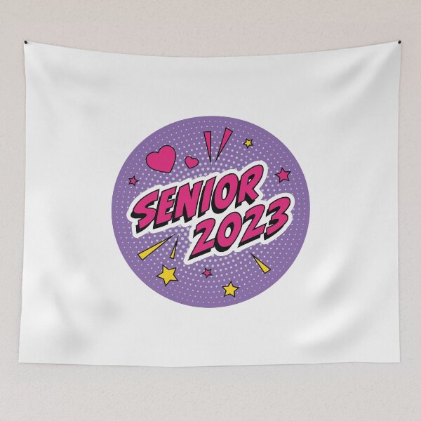 Item preview, Senior 2023 Class of 2023 Graduation Comics Style Pop Art Purple designed and sold by KateBilous.
