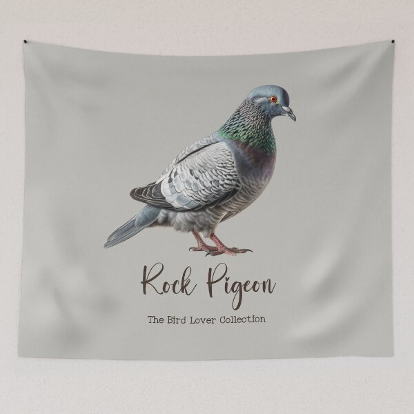 Aperçu de l'œuvre Pigeon biset - La collection des amoureux des oiseaux créée et vendue par GoodOldVintage.