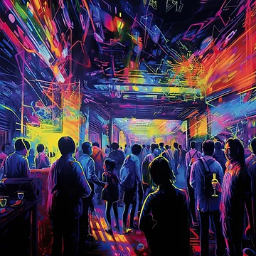 Artwork thumbnail, Rainbow Rave by Pedra Panda
