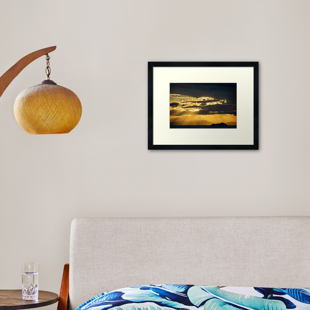 Light & Darkness Framed Art Print