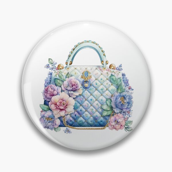 Artikelvorschau, Luxuriöse Designer-Tasche mit Blumenmuster entworfen und verkauft von DreamiDreams.