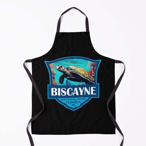 Item preview, Biscayne National Park Turtle Travel Retro Badge designed and sold by KrisSidDesigns.