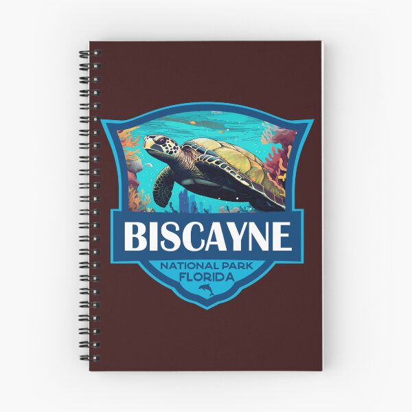 Item preview, Biscayne National Park Turtle Travel Retro Badge designed and sold by KrisSidDesigns.