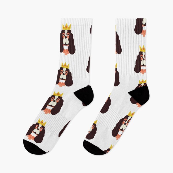 Item preview, Beautiful Mid Century Modern King Charles Spaniel Design  designed and sold by SorryFrog.
