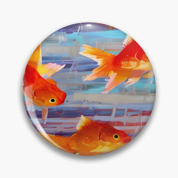 Item preview, Playful Goldfish Abstract  designed and sold by Dana Roper.