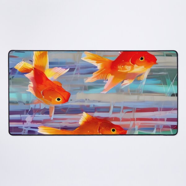 Item preview, Playful Goldfish Abstract  designed and sold by Dana Roper.