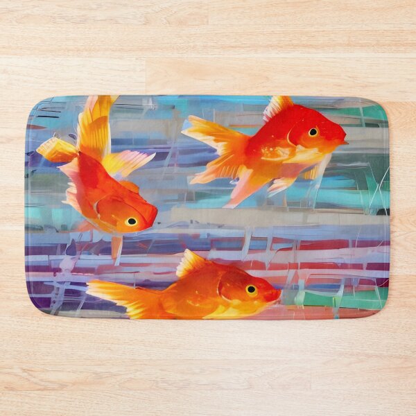 Item preview, Playful Goldfish Abstract  designed and sold by Dana Roper.