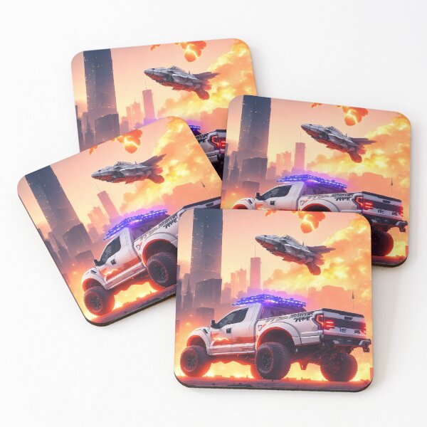 Artikelvorschau, Automatron Clash of the Cosmos - The AI-Driven Battle for Futures Fury - Raptor entworfen und verkauft von AiArtMerch.