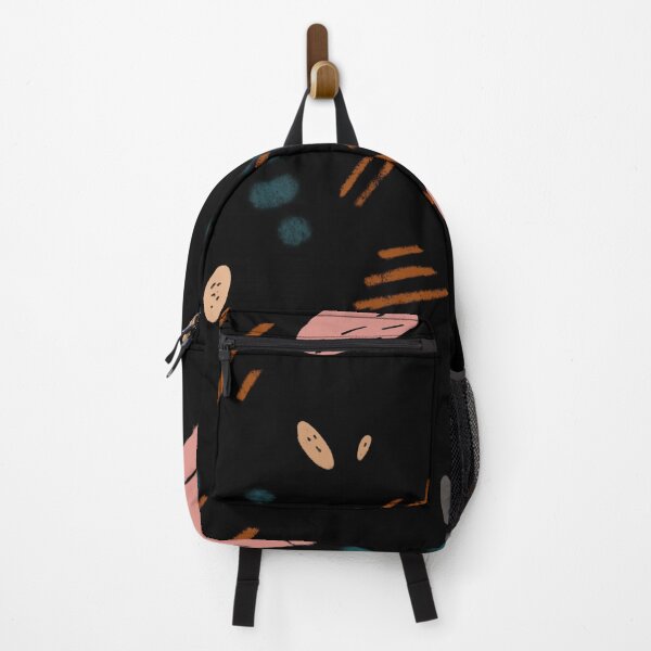 Item preview, Abstract pink stroke minimal black pattern sketch designed and sold by Yana Mustafina | Boho Soulful Designs.