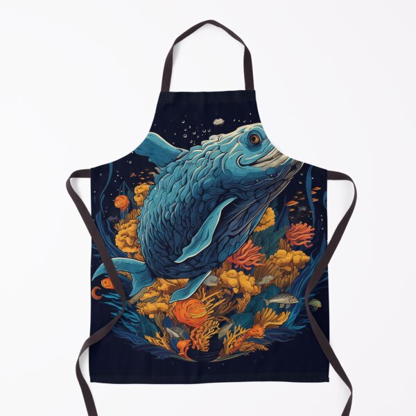 Item preview, Nightmare Depths: The Hunt of the Blue Fish in Colorful Moebius designed and sold by Bee Happy Creative™.