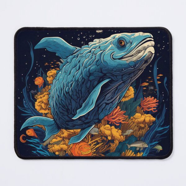 Item preview, Nightmare Depths: The Hunt of the Blue Fish in Colorful Moebius designed and sold by Bee Happy Creative™.