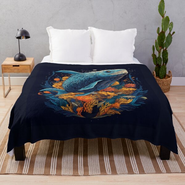 Item preview, Nightmare Depths: The Hunt of the Blue Fish in Colorful Moebius designed and sold by Bee Happy Creative™.