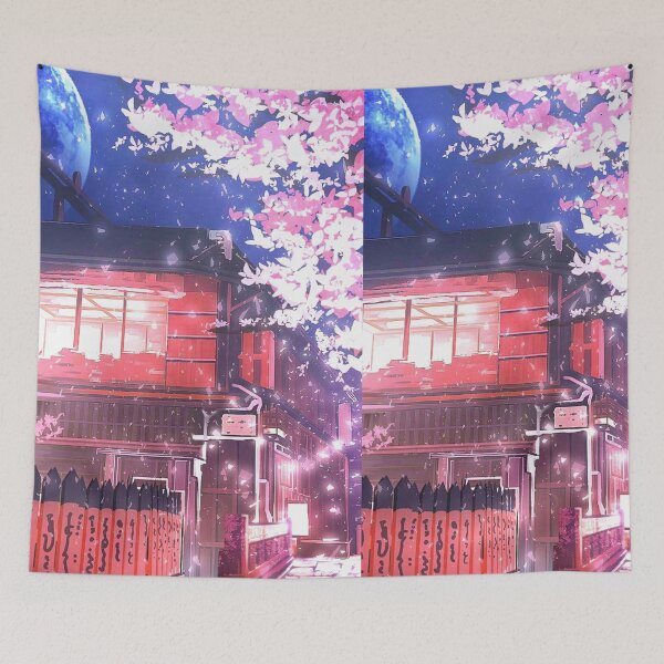 Item preview, Night Mesmerizing Anime Background designed and sold by Pabbles1211.