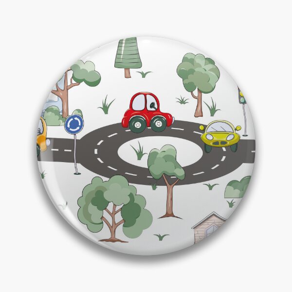 Item preview, Traffic Cars in Town Child Pattern designed and sold by Melissify.