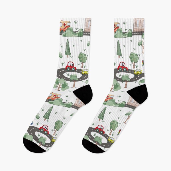 Item preview, Traffic Cars in Town Child Pattern designed and sold by Melissify.