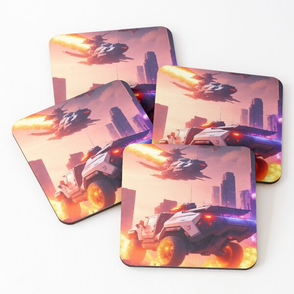 Artikelvorschau, Automatron Clash of the Cosmos - The AI-Driven Battle for Futures Fury - Hummer entworfen und verkauft von AiArtMerch.