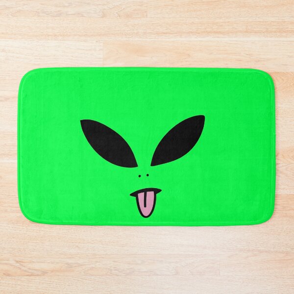 Item preview, Alien head green face designed and sold by AreaStickers.