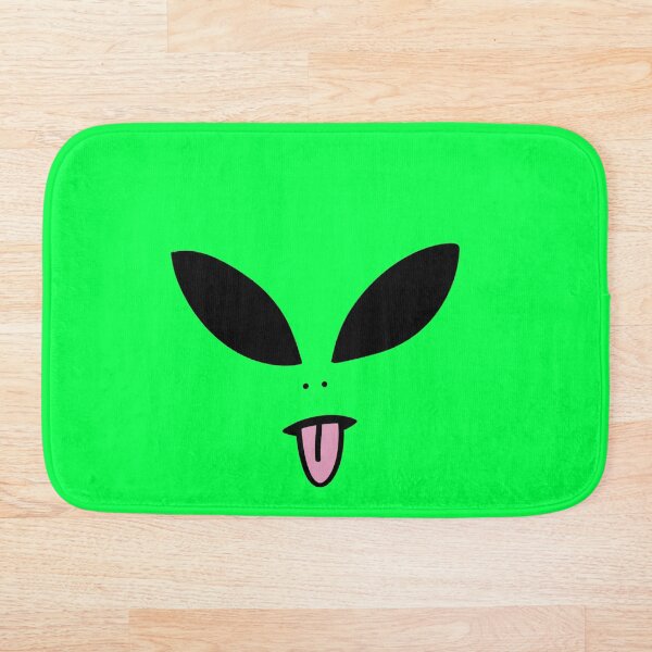 Item preview, Alien head green face designed and sold by AreaStickers.